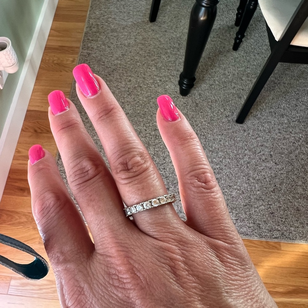 Touchstone Crystal Silver Ring